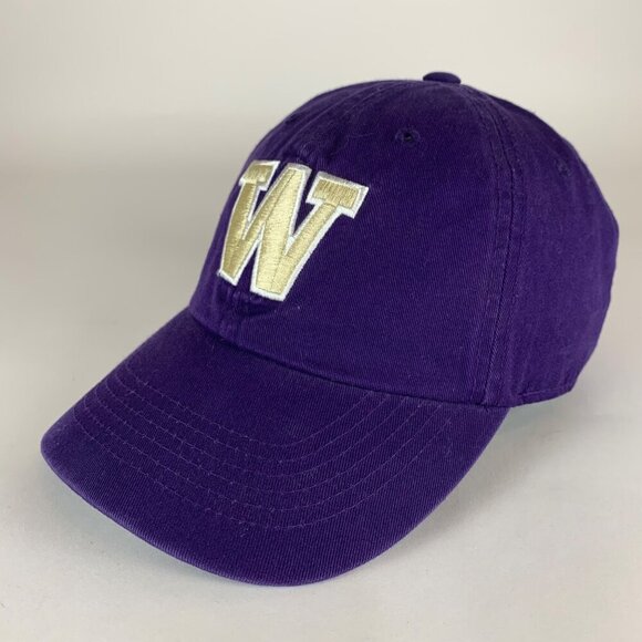 Washington Huskies NCAA Purple Captivating Relaxed Fit Strapback Adjustable Hat - Picture 1 of 5